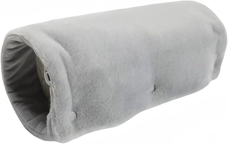 Grey USB Electric Hand Warmer Heating Pad 15.8X11 Inches Machine Washable for Back Abdome Cramp Relief 10W Heating Area Heated Pad Skin Friendly Crystal Fabrics with Three Buckles Closure