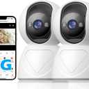 3MP Indoor Security Camera, 5G WiFi 360 Pan/Tilt Home Cameras for Baby Monitor/Pet/Elder/Kids/Bedroom, Auto-Focus and Zoom, Motion Tracking,2-Way Audio,Siren,3 Night Vision, Cloud & SD Card