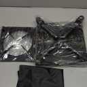 Lineslife Wood Burning Camp Stove, Portable Cast Iron Camping Wood Stove, Black Woodstove with Carrying Case for Backpacking Outdoor Cooking