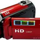 Andoer Portable 1080P High Definition Digital Video Camera DV Camcorder 16MP 2.7 Inch LCD Screen 16X Digital Zoom Built-in Battery, PCS 2