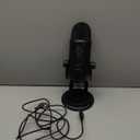 Logitech Creators Blue Yeti USB Microphone for Gaming, Streaming, Podcast, YouTube, Discord, PC, Studio Sound, Plug & Play-Blackout