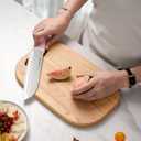 Astercook Knife Set, Kitchen Knives Set with Block and Sharpener 15 Pcs German Stainless Steel Knives Sharp Blade Dishwasher Safe Deba Knives with Ergonomic Handle, Crystal Pink