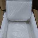 COMHOMA Nursery Rocking Chair Teddy Upholstered Swivel Rocker Recliner Manual Glider Reclining Chair for Living Room Bedroom Offices (Beige,1 PCS)