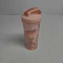 Electric Protein Shaker Bottle, 24oz Lockable Electric Blender Cup, Tritan USB Rechargeable Protein Shake Mixer, Blender Shaker Cups for Protein Shakes, Pink