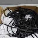 60ft Cool White LED Outdoor String Lights, Waterproof Festoon Light, 20 x Hanging Sockets with Shatterproof Light Bulbs for Backyard Garden Patio Pergola Gazebo Bistro Christmas Tree Wedding Party