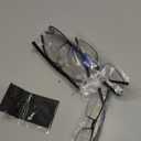 Gaoye 1.25 Executive Style Reading Glasses Men - Durable Readers with Blue Light Filtering- Comfortable Fit with TR90 Frames (4black)