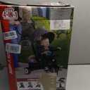 Radio Flyer City 4-in-1 Stroll 'N Trike, Black, for Riders 1-5 Years Old, 4 Riding Modes, 3 Point Harness with Comfort Pad, Parent Controlled Steering, Rear Storage, Stroller Tricycle for Toddlers, Large