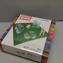 1600 Pieces Building Bricks, Building Bulk Block with 2 Packs 24x24 Studs Sticky Plate and 46PCS Wheel Accessory - Compatible with All Major Bricks, Gfits for Kid - 18 Shape/16 Colo