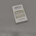 3 x Cat Eye Nails Short Squoval, Shimmery White, Small Size Press on False Nails, 24 Reusable Fake Nails With Stick on Adhesive Tabs