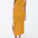 3 x Bsubseach Womens Swimsuit Crochet Cover Up Sleeveless Bikini Swimwear Bathing Suit Beach Dress (Yellow)