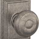 SCHLAGE F10GEO621ADD Addison Collection Georgian Passage Knob, Distressed Nickel