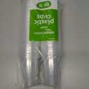 Amazon Basics Small Disposable Clear Plastic Cups, 9oz, 100 Count
