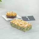 Restaurantware Baking Tray 100 Count 7.8 x 3.6 Inches 14 Ounce Disposable Paper Oven-Safe Baking Mold, Grease-Resistant Floral Design Green Baking Molds for Cupcakes, Breads and Baking