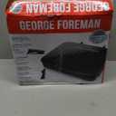 George Foreman Family-Size Grill & Panini Press, Nonstick Ceramic Coating, Fat-Removing Slope, Adjustable Angle, Indoor/Outdoor Use