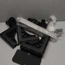 ToLanbbt Mini Fridge Stand Adjustable Height 6.3"-7.5" Washer and Dryer Stand Base with 4 Strong Feet Washing Machine Stand Universal Stand Base for 16"-24" Furniture Portable Appliance Pedestal Black