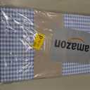 maxmill Square Checkered Tablecloth Water Resistance Antiwrinkle Spillproof Heavy Weight Gingham Kitchen Table Cloth Buffalo Plaid for Dining Room Party Holiday Dinner 70 x 70 Inch Light Blue White
