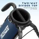 Findway Golf Stand Bag, Upgraded Par 3 Golf Bag Pitch n Putt Small Golf Bag with Ball Holder and Cooler Bag, Lightweight Golf Carry Bag for Men Women