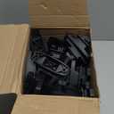 Pushglossy 50 Pcs Electric Wire Fence Insulators Electric Fence Wood Post Claw Insulators Accessories Nail Wood Post Nail on Insulator for Hi-tensile, Heavy Duty Fencing Wire Polywire (Black)