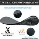 Endoto Insoles for Crocs Classic Clog, Extra Wide Barefoot Shoe Inserts Pads for Men & Women Croc Garden Work Sandals. 9 Size