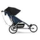 Baby Jogger Advance Mobility Freedom Stroller up to 200 lb, All-terrain, 16-inch Quick Release Rear Wheels, Navy