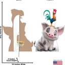 Cardboard People Pua & Heihei Life Size Cardboard Cutout Standup - Disney's Moana 2 (2024 Film), One Size