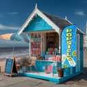 Popsicle Feather Flag for Business Advertising 6 FT Swooper Flag for Storefronts Retailers Shops Food Trucks Events and Fairs (Flagpole Not Included)