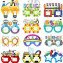 24 PCS Science Party Paper Eyeglasses, Science Party Favors Decorations Supplies, Science Birthday Party Decorations Gifts Photo Booth Props for Kids Boys Girls
