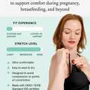 Bodily Everything Bra for Pregnancy, Nursing & Breastfeeding, Soft, Stretchy, Maternity & Sleep Bra with Nursing Access (Black)