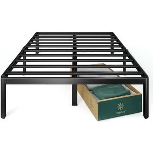 ZINUS Van 16 Inch Full Metal Platform Bed Frame, Steel Slat Support, No Box Spring Needed, Easy Assembly, Black