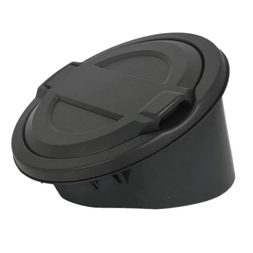 Fuel Filler Door Locking Gas Tank Cap Cover Compatible with Jeep Wrangler 2018-2023 JL & Unlimited Gas Tank Cap Aluminum Fuel Filler Door Cover