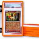 5 x Bumper Guards for PSA Graded Cards Orange | PSA Card Guard with Perfect Fit and Shock Absorption | PSA Slab Bumper | PSA Slab Protectors Orange, Pack of 5