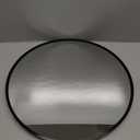 Sunniry Black Circle Mirror, Round Bathroom Mirror 20 inch, Round Wall Mirror Matte Metal Frame, Circle Mirrors for Bathroom, Vanity, Bedroom, Hallway.