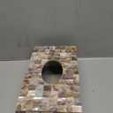 Milano Tissue Box Cover Rectangular - Decorative Tissue Box Holder Rectangular is Finished in Beautiful Mother of Pearl Shells - Durable Tissue Cover for Elegant Decor