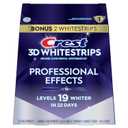Crest 3D Whitestrips Professional Effects Teeth Whitening Kit, 22 Treatments (20 + 2 Bonus), Each with 1 Upper/1Lower, 44 Strips Crest 3DWhite Teeth Whitening Strips