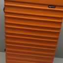 Amazon Basics 30" Hardside Large Checked Luggage, Expandable For Up to 15% More Space, Hardshell Suitcase With Wheels, Scratch-Resistant Surface, Four Multi-directional Wheels, Orange