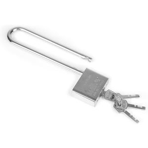Long Shackle Security Padlock with Extended Handle for Indoor and Outdoor Use, Wardrobe Door Handles, Household Storage Cabinets U-Shaped Locks
