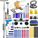 Car Dent Puller Kit, Professional Car Paintless Dent Removal Kit Tools, Slide Hammer 2 in 1 T-Bar, Suction Cup, Adjustable Dent Lifter, Bridge Puller for Auto Body SUV Dings Damage DIY Removal