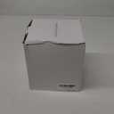 Essentra Home Matte Black Collection Square Tissue Box Cover