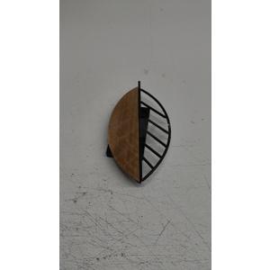 Wooden Metal Leaf Decor