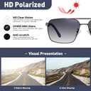Sunglasses for Men Women Trendy Polarized Sunglasses UV400 Fashion SunGlasses Aviator Sunglasses for Driving Fishing