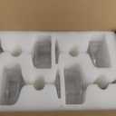 4 Pcs Ribbed Coupe Glasses, 10 oz Vintage Coupe Glass Set, Unique Martini Glass, Classic Cocktail Galssware, Bar Drinking Glasses Set Pefect for Cocktail, Champagne & Gift