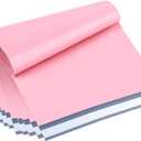 UCGOU Poly Mailers 24x24 Inch Light Pink 50 Pack Extra Large Shipping Bags Strong Thick Mailing Envelopes Self Seal Adhesive Waterproof and Tear Proof Boutique Postal for Clothing Quilt and More