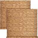 2 Pcs Bamboo Shades Outdoor Reed Roll up Blinds 60 W x 72 H Blackout Sunshade Cordless Bamboo Blinds for Home Porch, Patio & Windows Decor Shutters Sunlight Privacy Screen(Carbon Brown)