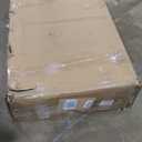 Yaheetech TV Stand for 65 Inch TV, Farmhouse Entertainment Center with Sliding Barn Doors, TV Media Console for Living Room, White & Espresso (58  16  28 in)