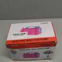 FLSEPAMB Balloon Pump, Electric Balloon Pump,Portable Dual Nozzles Electric Balloon Air Pump 110V 600W, Electric Balloon Inflator with Tying Tool, Colored Ribbons for Party Decoration