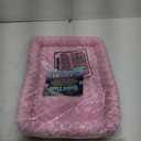 MidWest Homes for Pets Bolster Dog Bed 24L-Inch Pink Dog Bed or Cat Bed w/Comfortable Bolster | Ideal for Small Dog Breeds & Fits a 24-Inch Dog Crate | Easy Maintenance Machine Wash & Dry