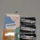 IO Replacement Heads Compatible with Oral b iO 2/3/4/5/6/7/8/9/10/Deep Clean Electric Toothbrush, Brush Heads Compatible with Oral b iO for Teeth Clean (6 Black)