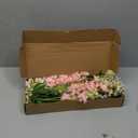 1pc Long Wisteria Artificial Flowers Wall Hanging with Green Leaves for Wedding Room Decor Garland Decoration (Pink)
