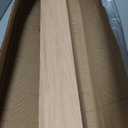 CroBlissful 3" x 3" x 48" Solid Red Oak Stair Newel Post with a Single Groove Notched Newel Wood Balusters for Staircase Interior Railing Newels for Stair Handrails