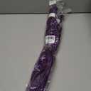 Purple Braiding Hair Long Pre Stretched Synthetic Braiding Hair 27in Dark Purple Synthetic Fiber Total 55 Inch Christmas Sparkly Braids for Holiday Stage Party CosplayXmas Festive Outfit Decoration